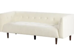 New Sofa dla 3 osób BYSKE Boucle Złamana biel Sofy Tapicerowane|Wszystkie Sofy