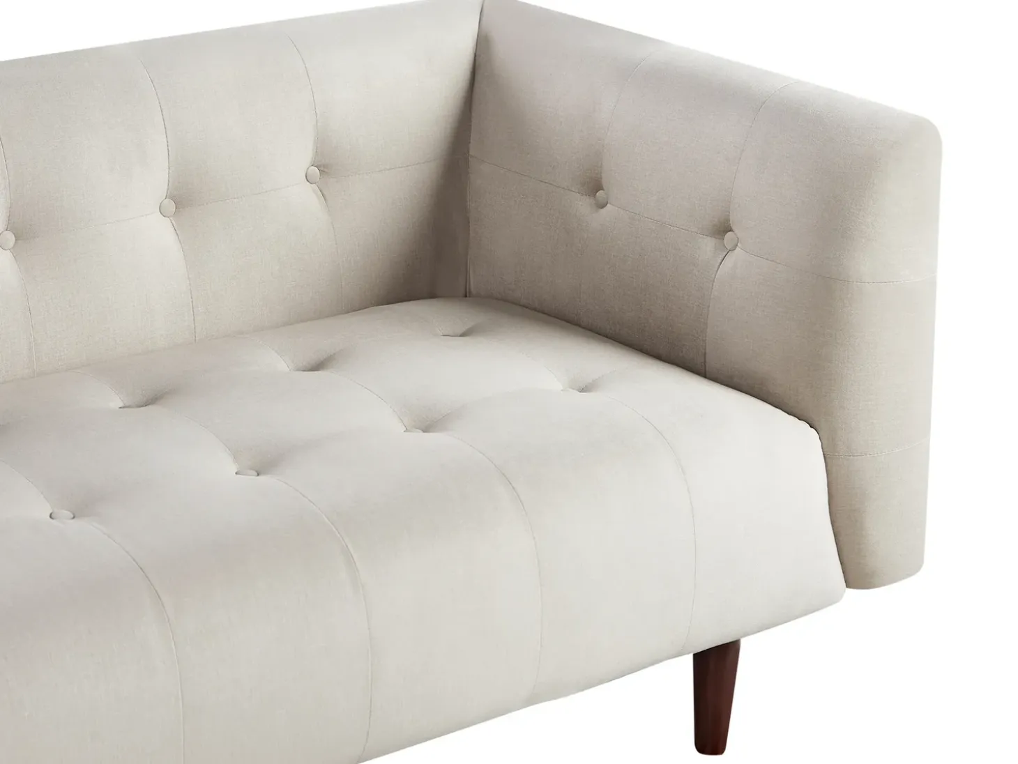 Clearance Sofa dla 3 osób BYSKE Jasnobeżowy Sofy Tapicerowane|Wszystkie Sofy