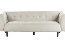 Clearance Sofa dla 3 osób BYSKE Jasnobeżowy Sofy Tapicerowane|Wszystkie Sofy