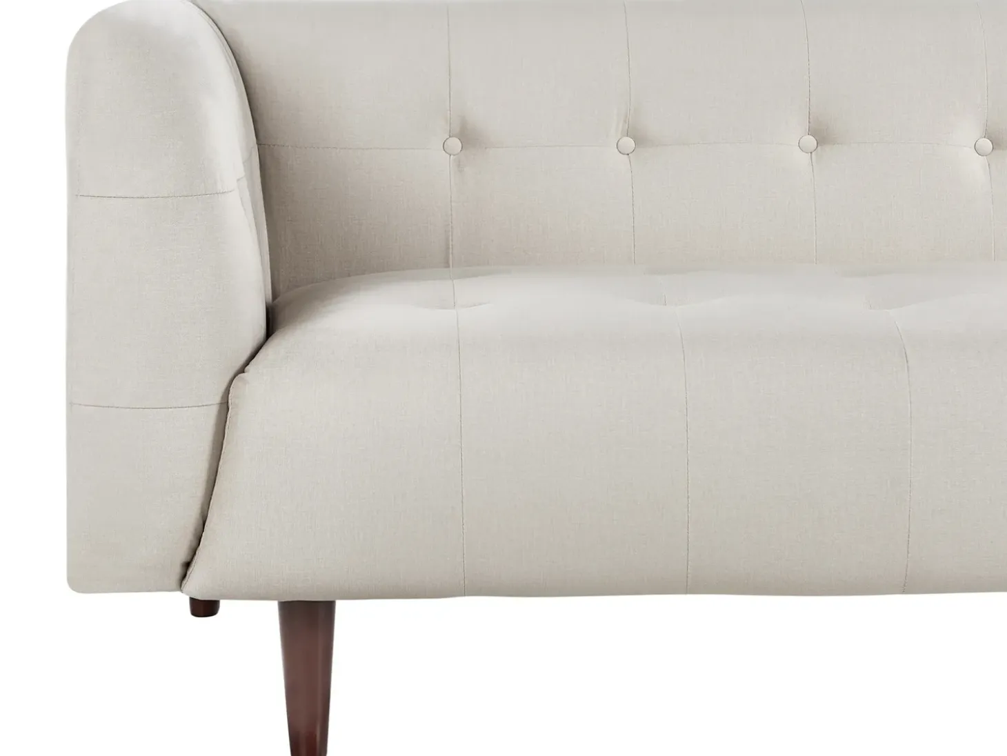 Clearance Sofa dla 3 osób BYSKE Jasnobeżowy Sofy Tapicerowane|Wszystkie Sofy