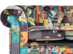 Best Sofa dla 3 osób CHESTERFIELD Jasnozielony Sofy Tapicerowane|Kolekcje Sof