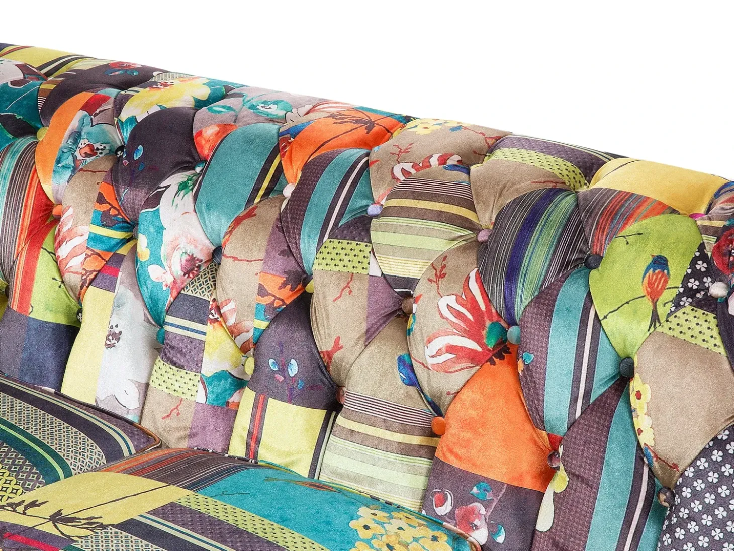 Best Sofa dla 3 osób CHESTERFIELD Jasnozielony Sofy Tapicerowane|Kolekcje Sof