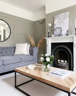 Hot Sofa dla 3 osób CHESTERFIELD Jasnoszary Sofy Tapicerowane|Kolekcje Sof