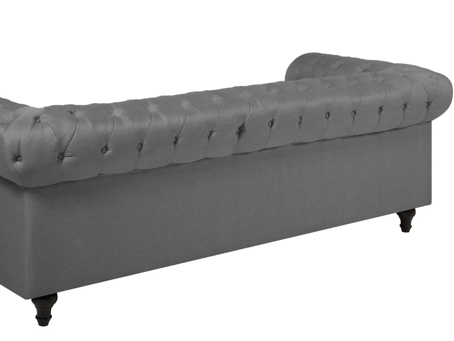 Hot Sofa dla 3 osób CHESTERFIELD Jasnoszary Sofy Tapicerowane|Kolekcje Sof
