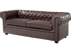 Hot Sofa dla 3 osób CHESTERFIELD Skóra naturalna Kolekcje Sof|Sofy Skórzane