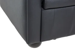 Discount Sofa dla 3 osób CHESTERFIELD Skóra naturalna Czarny Kolekcje Sof|Sofy Skórzane