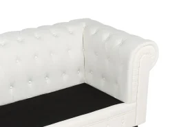 Outlet Sofa dla 3 osób CHESTERFIELD Złamana biel Sofy Tapicerowane|Kolekcje Sof