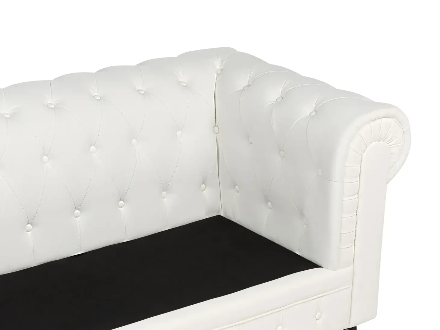 Outlet Sofa dla 3 osób CHESTERFIELD Złamana biel Sofy Tapicerowane|Kolekcje Sof