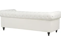 Outlet Sofa dla 3 osób CHESTERFIELD Złamana biel Sofy Tapicerowane|Kolekcje Sof