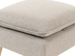 Sofa dla 3 osób DALVIK Jasno z otomaną Sofy Tapicerowane|Wszystkie Sofy