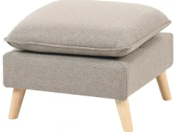 Sofa dla 3 osób DALVIK Jasno z otomaną Sofy Tapicerowane|Wszystkie Sofy