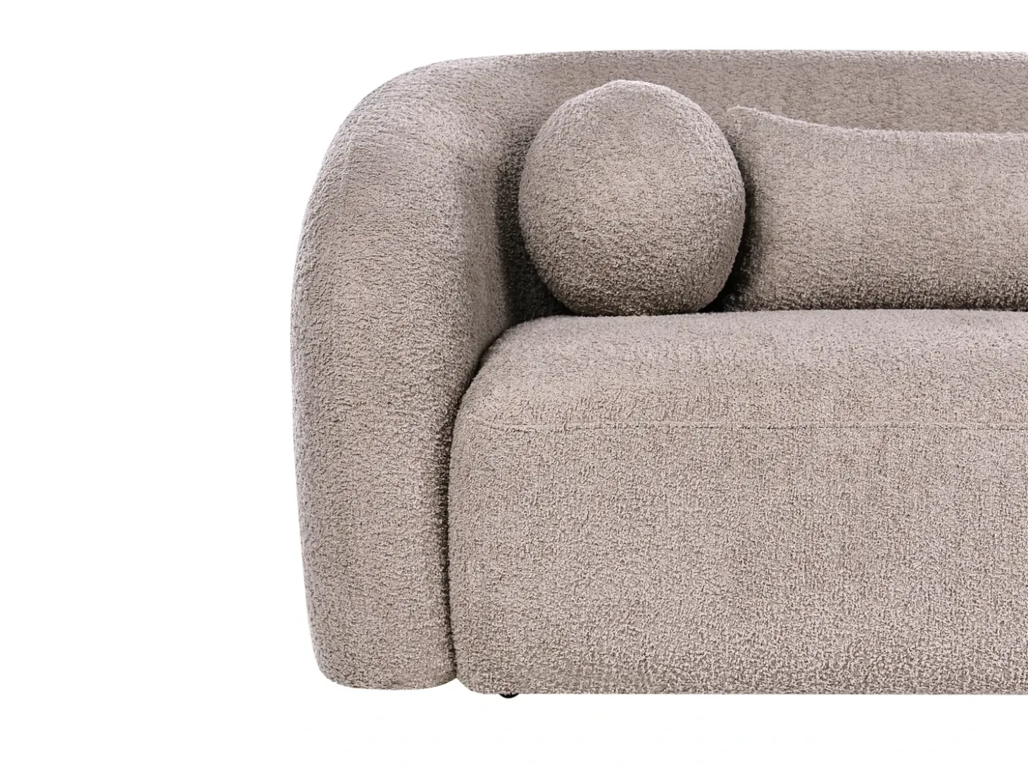 Online Sofa dla 2 osób EGEDAAL Boucle Beżowoszary Sofy Tapicerowane|Sofy Dwuosobowe