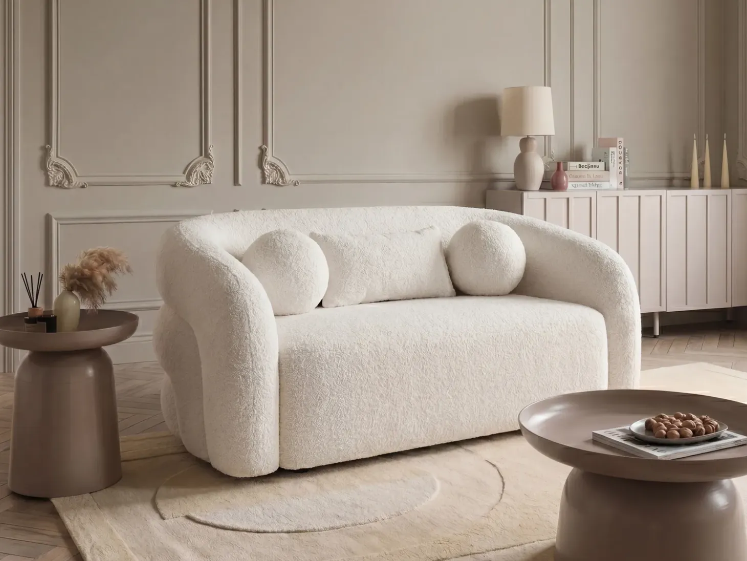 Best Sofa dla 2 osób EGEDAAL Boucle Sofy Tapicerowane|Sofy Dwuosobowe