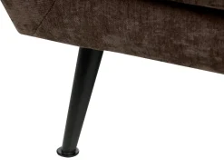 Best Sofa dla 2 osób EIBY Szenil Ciemnobrązowy Sofy Tapicerowane|Sofy Dwuosobowe