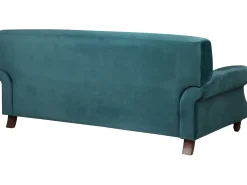 Best Sofa dla 2 osób EIKE Welur Lazurowy Sofy Tapicerowane|Sofy Dwuosobowe