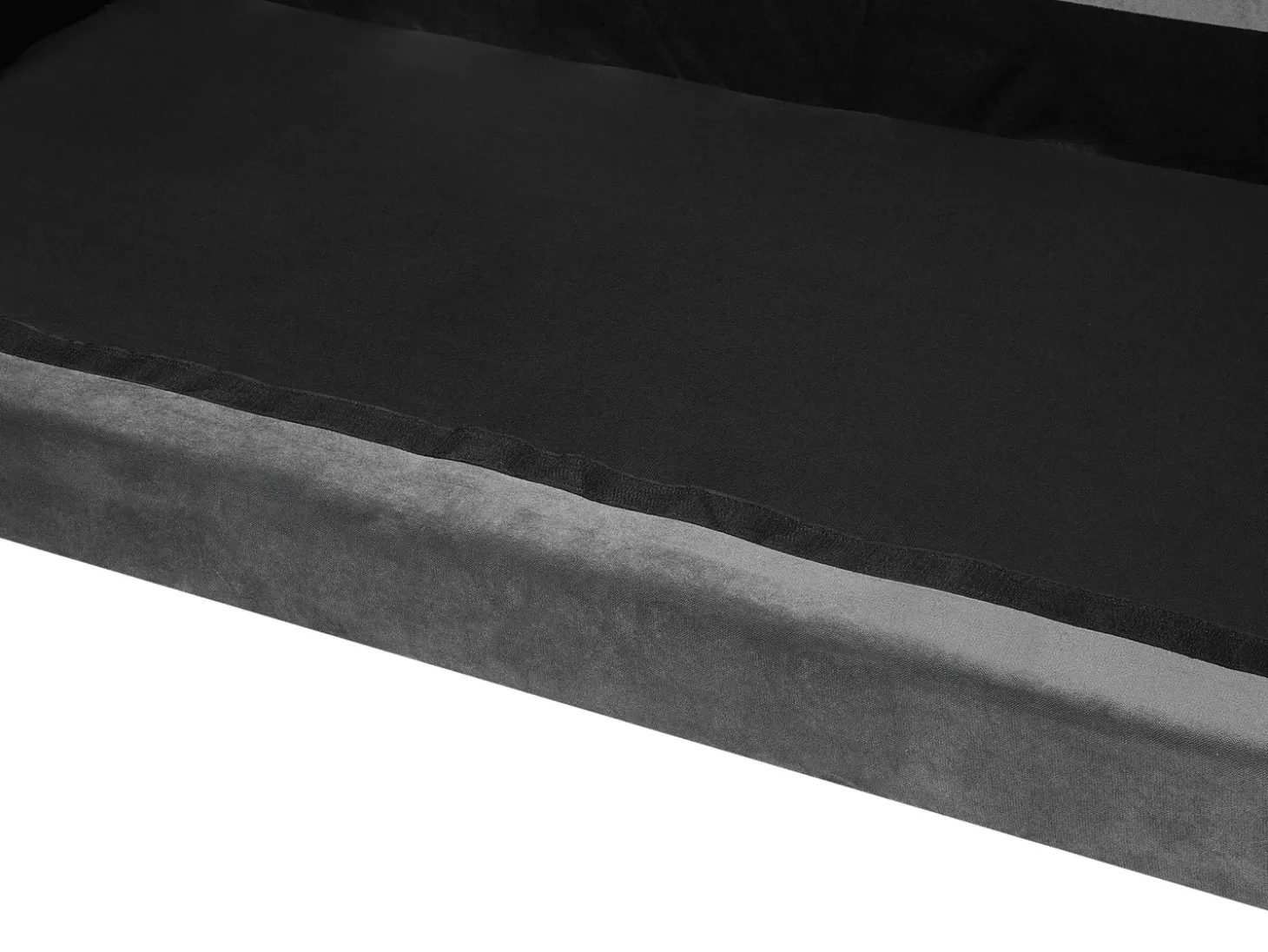 Best Sofa dla 2 osób EIKE Welur Szary Sofy Tapicerowane|Sofy Dwuosobowe