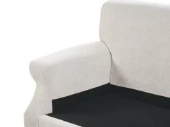 Discount Sofa dla 2 osób EIKE Złamana biel Sofy Tapicerowane|Sofy Dwuosobowe