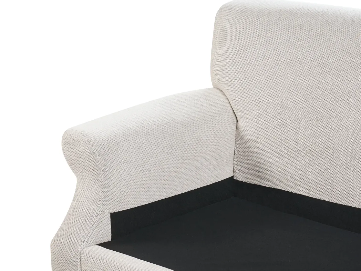 Discount Sofa dla 2 osób EIKE Złamana biel Sofy Tapicerowane|Sofy Dwuosobowe