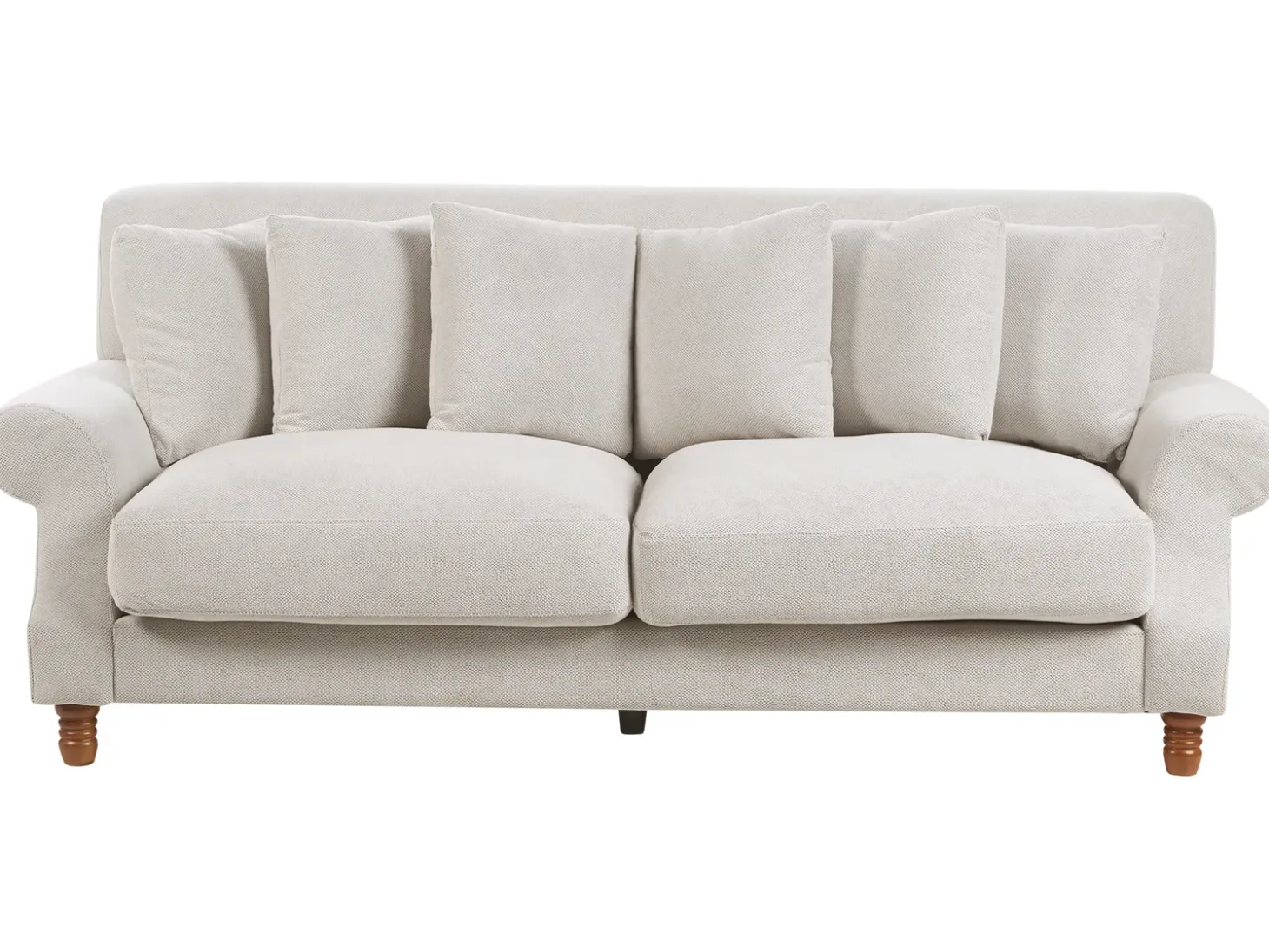 Discount Sofa dla 2 osób EIKE Złamana biel Sofy Tapicerowane|Sofy Dwuosobowe