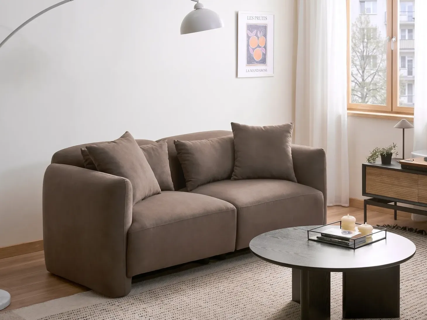 Discount Sofa dla 3 osób EKENES Sofy Tapicerowane|Wszystkie Sofy