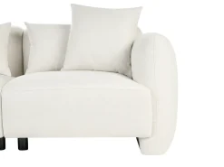 Discount Sofa dla 3 osób EKENES Złamana biel Sofy Tapicerowane|Wszystkie Sofy