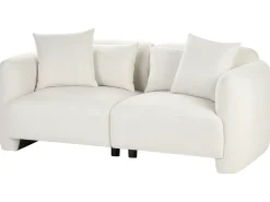 Discount Sofa dla 3 osób EKENES Złamana biel Sofy Tapicerowane|Wszystkie Sofy