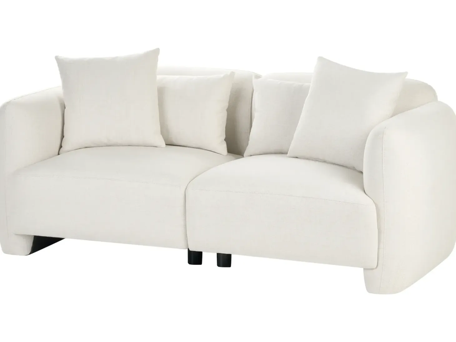 Discount Sofa dla 3 osób EKENES Złamana biel Sofy Tapicerowane|Wszystkie Sofy