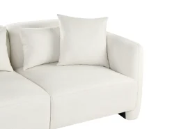 Discount Sofa dla 3 osób EKENES Złamana biel Sofy Tapicerowane|Wszystkie Sofy