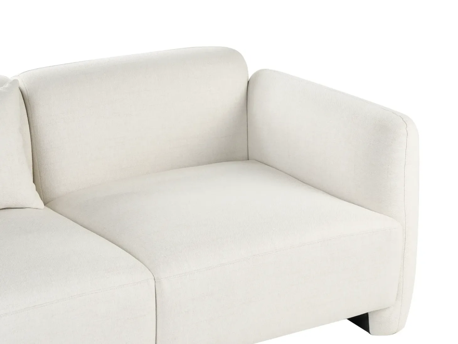 Discount Sofa dla 3 osób EKENES Złamana biel Sofy Tapicerowane|Wszystkie Sofy
