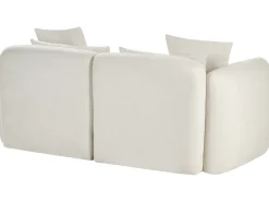 Discount Sofa dla 3 osób EKENES Złamana biel Sofy Tapicerowane|Wszystkie Sofy