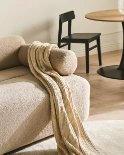 New Sofa dla 2 osób ELVA Boucle Beżowy Sofy Tapicerowane|Sofy Dwuosobowe