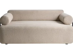 New Sofa dla 2 osób ELVA Boucle Beżowy Sofy Tapicerowane|Sofy Dwuosobowe