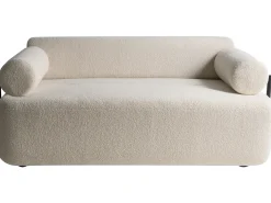 Online Sofa dla 2 osób ELVA Boucle Złamana biel Sofy Tapicerowane|Sofy Dwuosobowe
