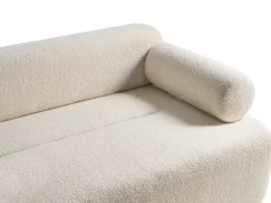 Online Sofa dla 2 osób ELVA Boucle Złamana biel Sofy Tapicerowane|Sofy Dwuosobowe