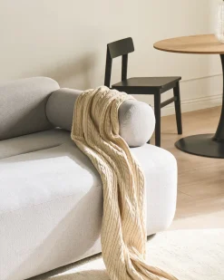 Best Sofa dla 2 osób ELVA Jasnoszary Sofy Tapicerowane|Sofy Dwuosobowe