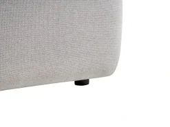 Best Sofa dla 2 osób ELVA Jasnoszary Sofy Tapicerowane|Sofy Dwuosobowe