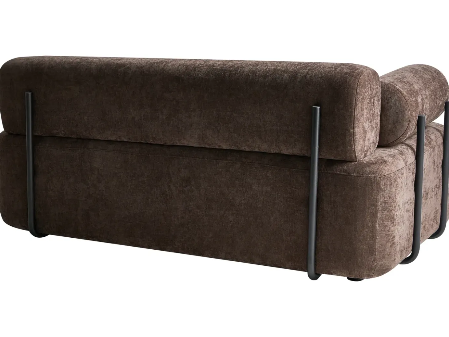 Best Sofa dla 2 osób ELVA Szenil Ciemnobrązowy Sofy Tapicerowane|Sofy Dwuosobowe