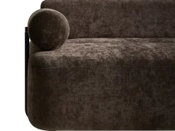 Best Sofa dla 2 osób ELVA Szenil Ciemnobrązowy Sofy Tapicerowane|Sofy Dwuosobowe