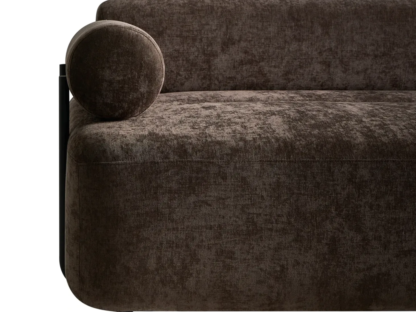 Best Sofa dla 2 osób ELVA Szenil Ciemnobrązowy Sofy Tapicerowane|Sofy Dwuosobowe