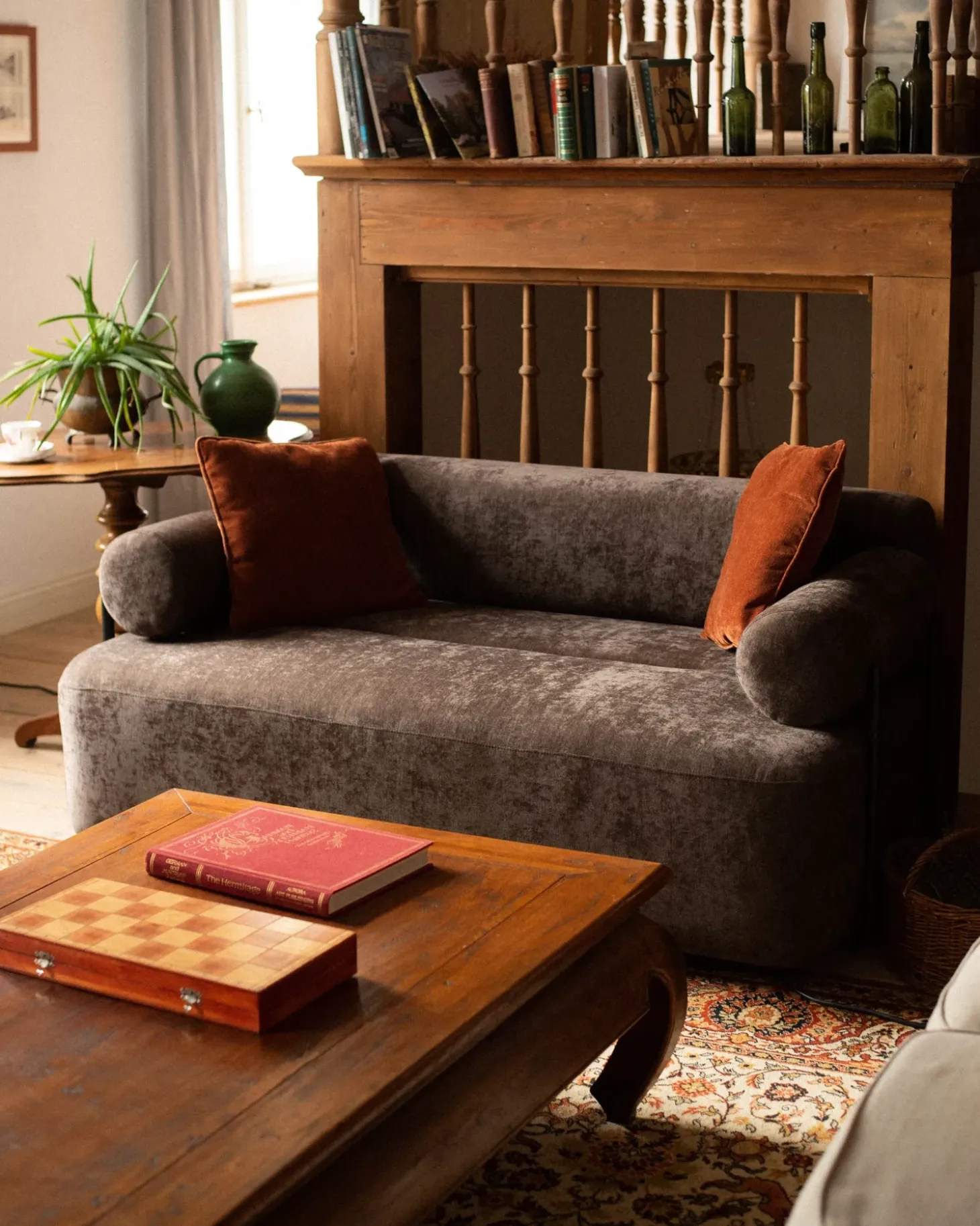 Best Sofa dla 2 osób ELVA Szenil Ciemnobrązowy Sofy Tapicerowane|Sofy Dwuosobowe