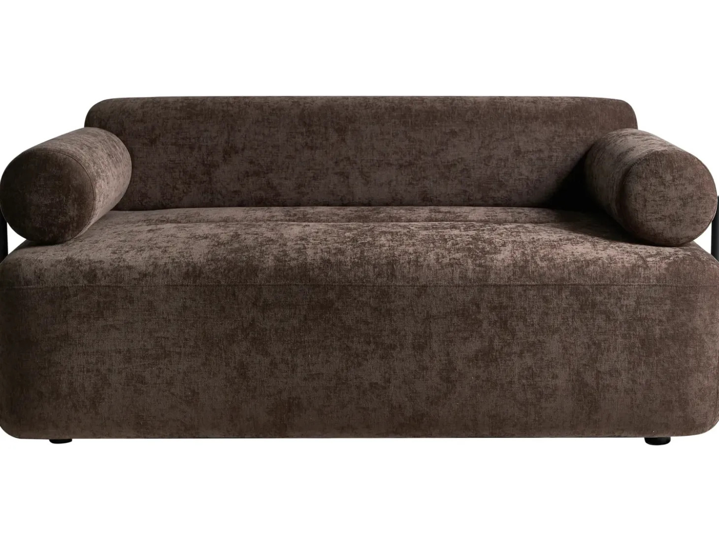 Best Sofa dla 2 osób ELVA Szenil Ciemnobrązowy Sofy Tapicerowane|Sofy Dwuosobowe