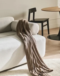 Discount Sofa dla 2 osób ELVA Złamana biel Sofy Tapicerowane|Sofy Dwuosobowe