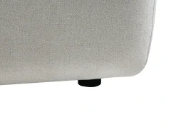 Discount Sofa dla 2 osób ELVA Złamana biel Sofy Tapicerowane|Sofy Dwuosobowe