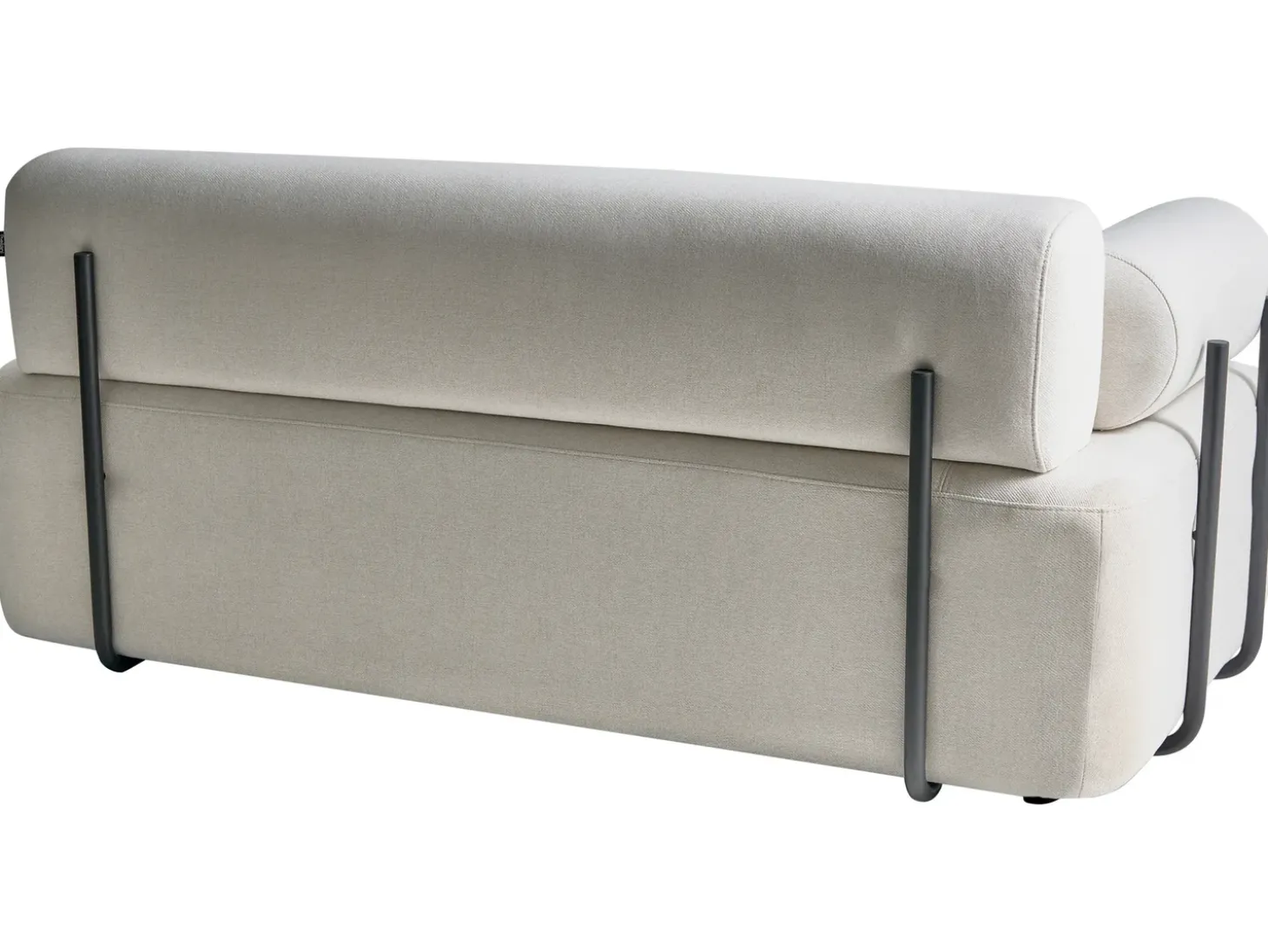 Discount Sofa dla 2 osób ELVA Złamana biel Sofy Tapicerowane|Sofy Dwuosobowe