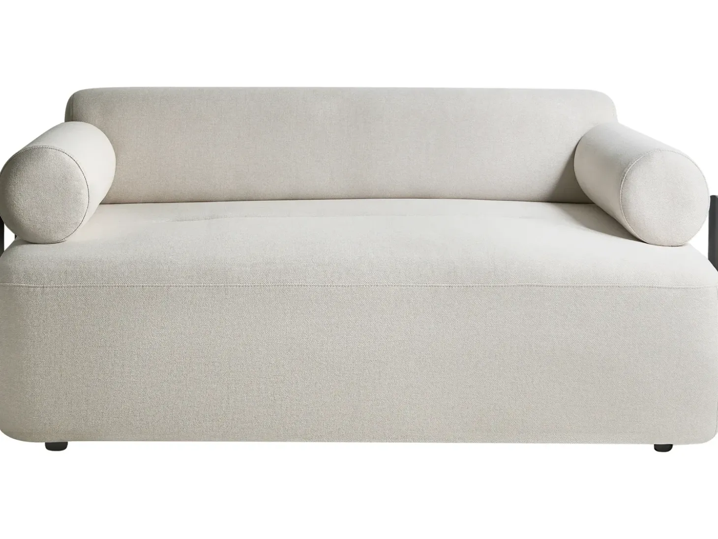 Discount Sofa dla 2 osób ELVA Złamana biel Sofy Tapicerowane|Sofy Dwuosobowe