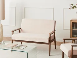 Hot Sofa dla 2 osób ESRUM Boucle Ciemny brąz/ beżowy Sofy Tapicerowane|Sofy Dwuosobowe
