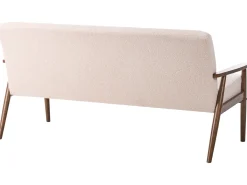 Discount Sofa dla 3 osób ESRUM Boucle Ciemny brąz/ beżowy Sofy Tapicerowane|Kolekcje Sof