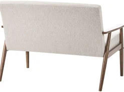Best Sofa dla 2 osób ESRUM Ciemny brąz/ beżowy Sofy Tapicerowane|Sofy Dwuosobowe