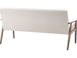 Outlet Sofa dla 3 osób ESRUM Ciemny brąz/ beżowy Sofy Tapicerowane|Kolekcje Sof