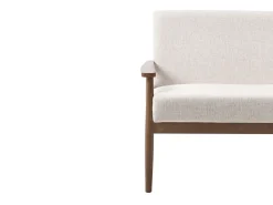 Outlet Sofa dla 3 osób ESRUM Ciemny brąz/ beżowy Sofy Tapicerowane|Kolekcje Sof